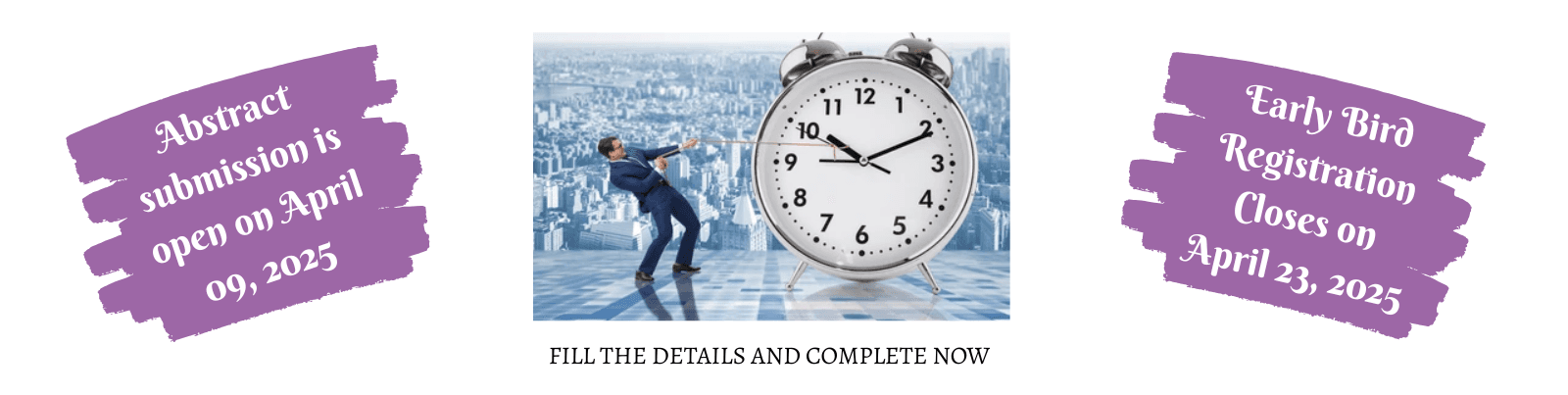 View deadlines — go to registration