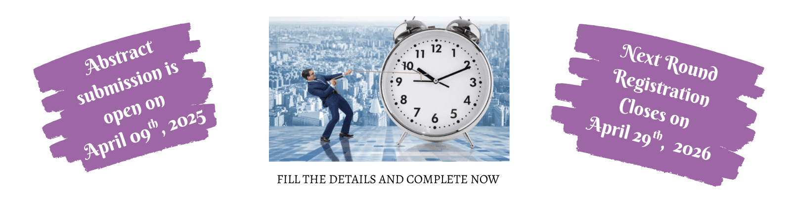 View deadlines — go to registration